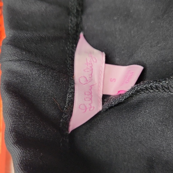 Lilly Pulitzer Raised Seam Travel Pants, black, size small - Picture 6 of 9